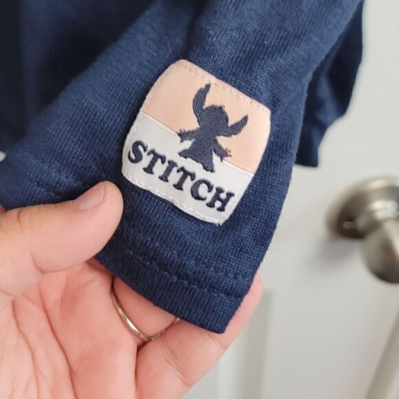 DISNEY Stitch Long Sleeve Sleep Top - Picture 3 of 6